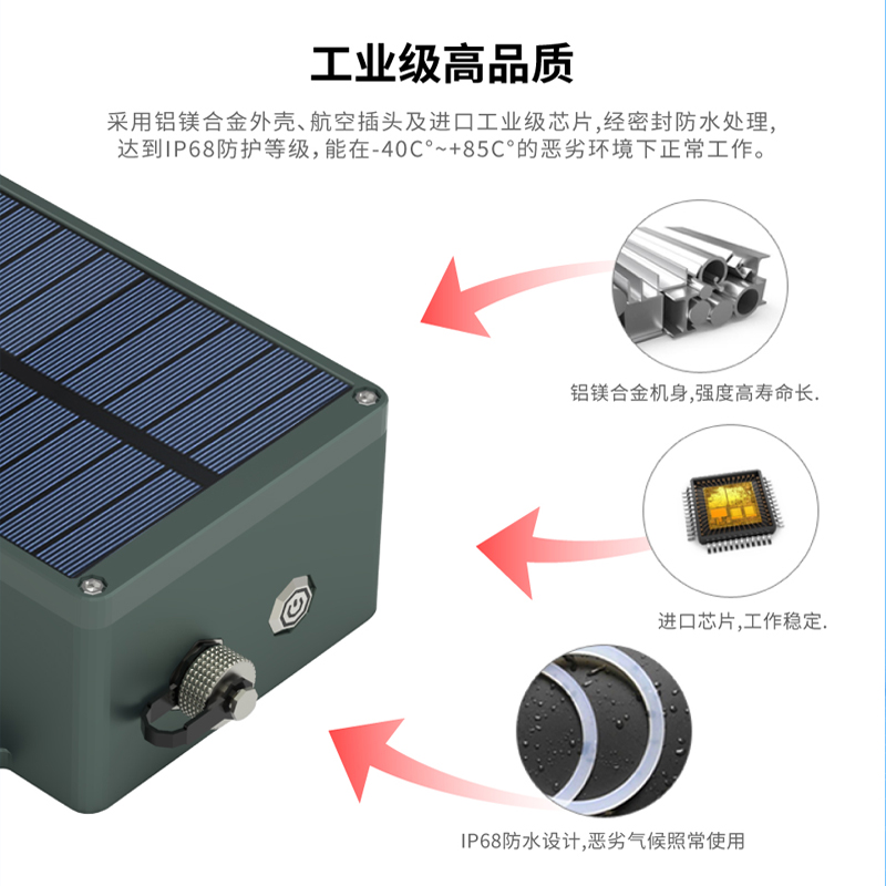 电力铁塔桥梁古树古建筑危房无线倾斜角度传感仪器远程在线监测器-图2