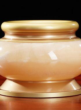 天然青玉黄玉佛具用品供具套装