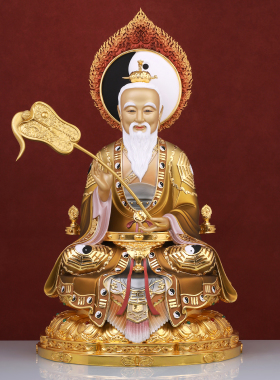 三清神像道德天尊供纯铜太上老君