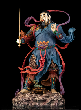 纯铜真武大帝神像站像北帝祖师爷