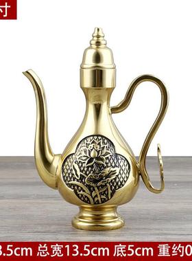 圆通佛具用品纯铜酒壶茶水壶家用