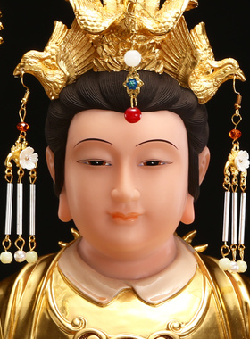 供奉玉皇大帝神像摆件玉帝王母