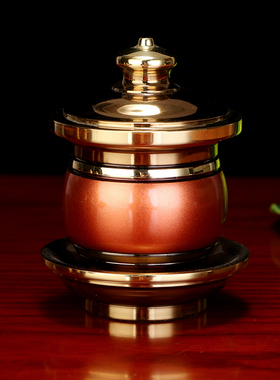 台湾纯铜供杯圣水杯佛前供水杯