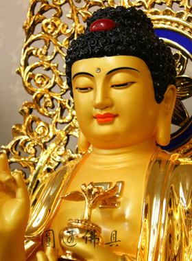 东方三圣佛像药师佛日光月光菩萨