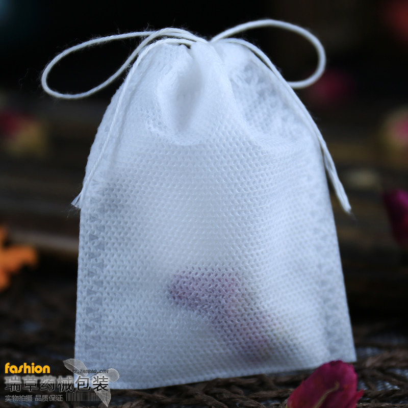 100个抽线无纺布茶包袋泡茶包空茶包中药煎药料包袋过滤袋一次性,淘宝优惠券,粉丝福利购,淘宝优惠卷