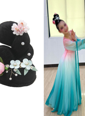 古装成人儿童汉服头饰假发髻