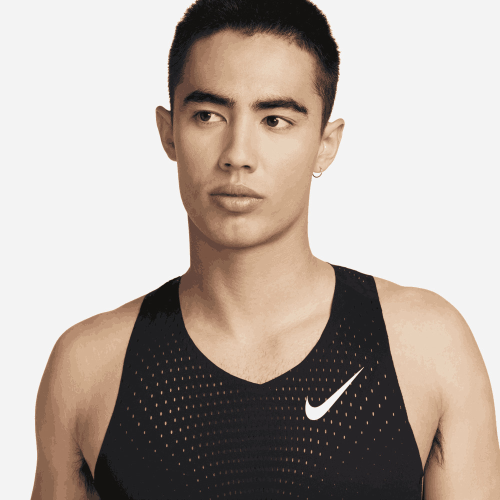 NIKE耐克2024春季新款男子背心DRI-FIT跑步训练无袖T恤FN4232-010 - 图1