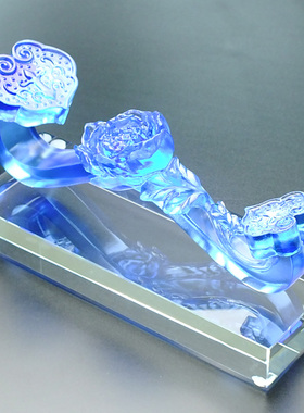 琉璃万事如意摆件高端乔迁贺礼