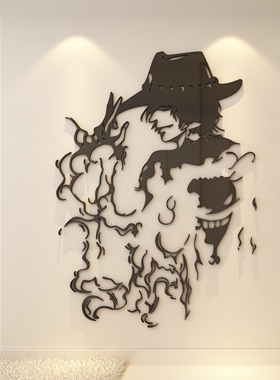 艾斯3d立体塑料onepiece创意海报