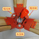 Level Tripod Accessories Block Clamping Ring Screws