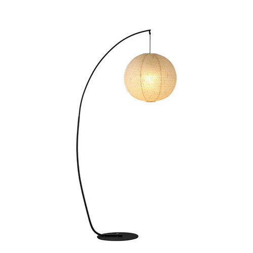 宋氏美学宣纸钓鱼落地灯侘寂风禅意茶室客厅沙发旁装饰氛围立灯具 - 图3