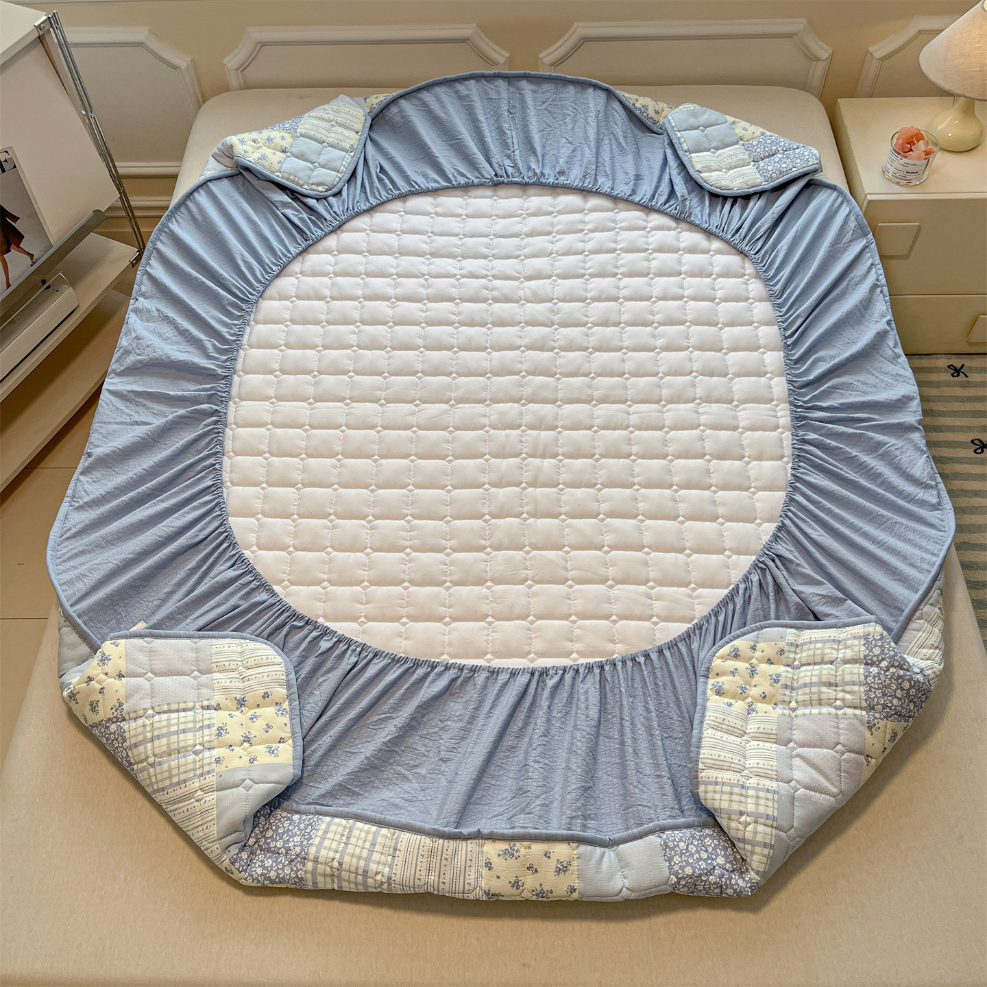 加厚夹棉床笠罩单件儿童防水隔尿床罩席梦思床垫套保护罩四季通用,淘宝优惠券,粉丝福利购,淘宝优惠卷