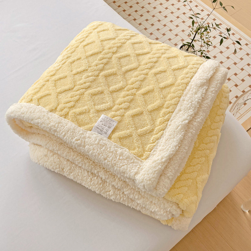 羊羔绒毛毯冬季加厚牛奶绒珊瑚绒冬天小毯子铺床盖毯办公室午睡毯,淘宝优惠券,粉丝福利购,淘宝优惠卷