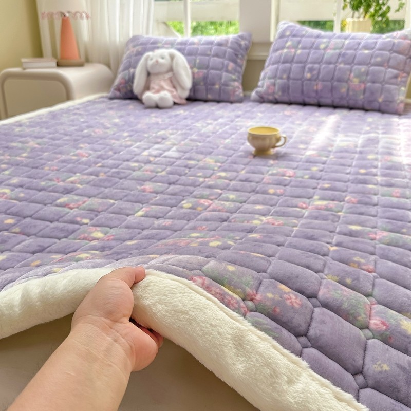 冬季牛奶绒床单单件2026新款宿舍单人加绒加厚床盖珊瑚绒床褥垫子,淘宝优惠券,粉丝福利购,淘宝优惠卷