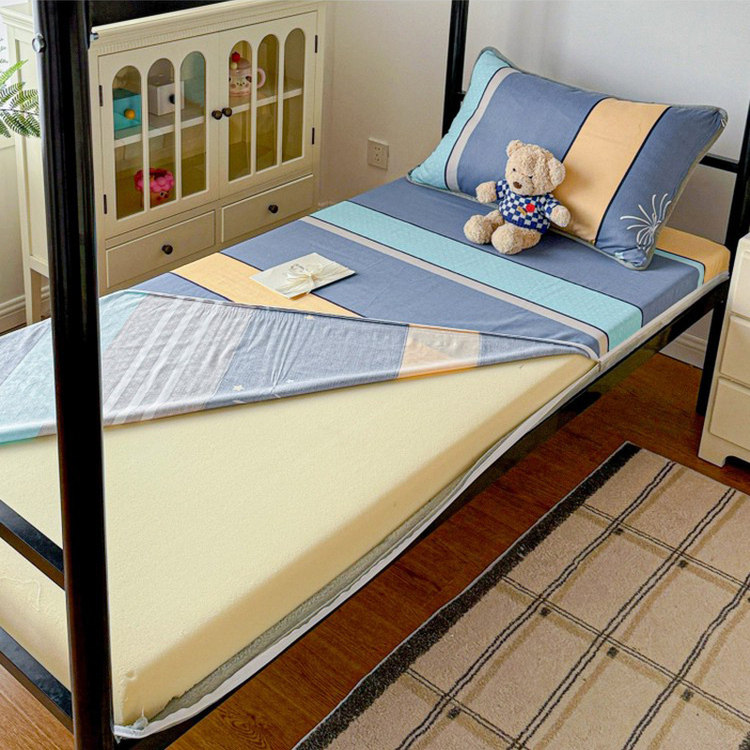 学生全棉加绒床垫套宿舍全包拉链款90x190床笠2026新款防尘保护套,淘宝优惠券,粉丝福利购,淘宝优惠卷