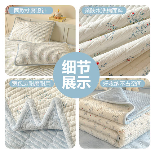 加厚牛奶绒夹棉床单单件2026新款冬季单人被单加绒床垫褥毛毯床盖 - 图3