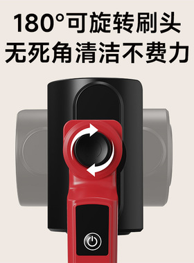 烧烤清洁刷电动180°多功能无线家用不锈钢电动滚轮烧烤清洁刷子