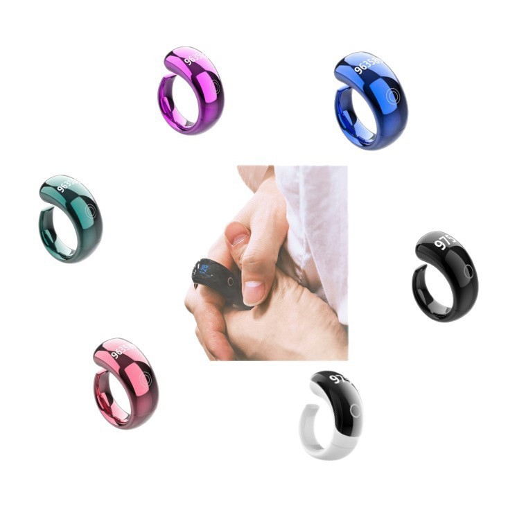 Factory wholesale new counter touch luminous hand press ring type rechargeable intelligent digital display electronic counter