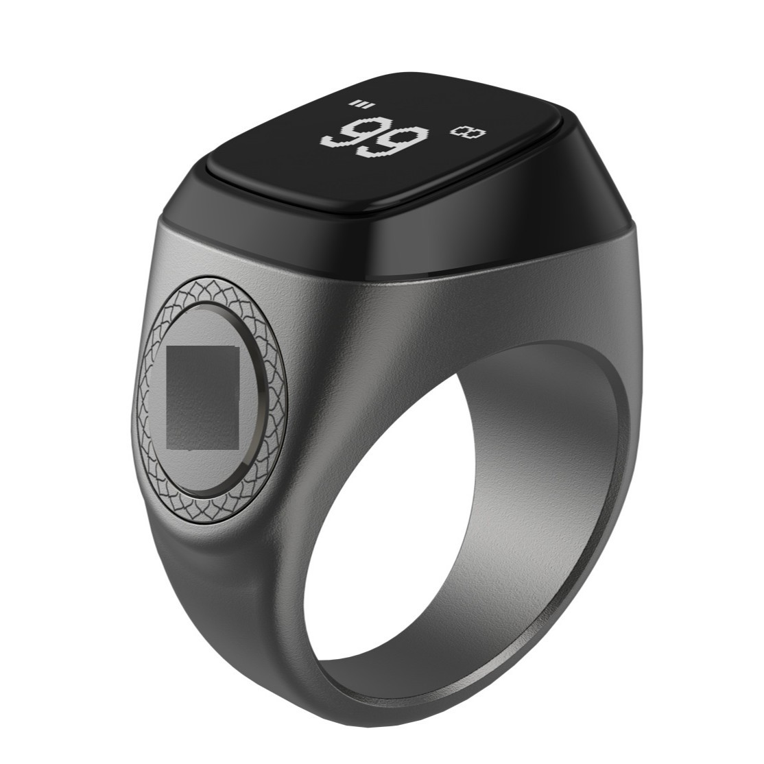 New digital display reading smart ring Bluetooth electronic finger time reminder counter hand press counter