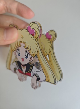 美少女战士水冰月亚克力夹子桌面工位摆件可爱卡通动漫周边二次元