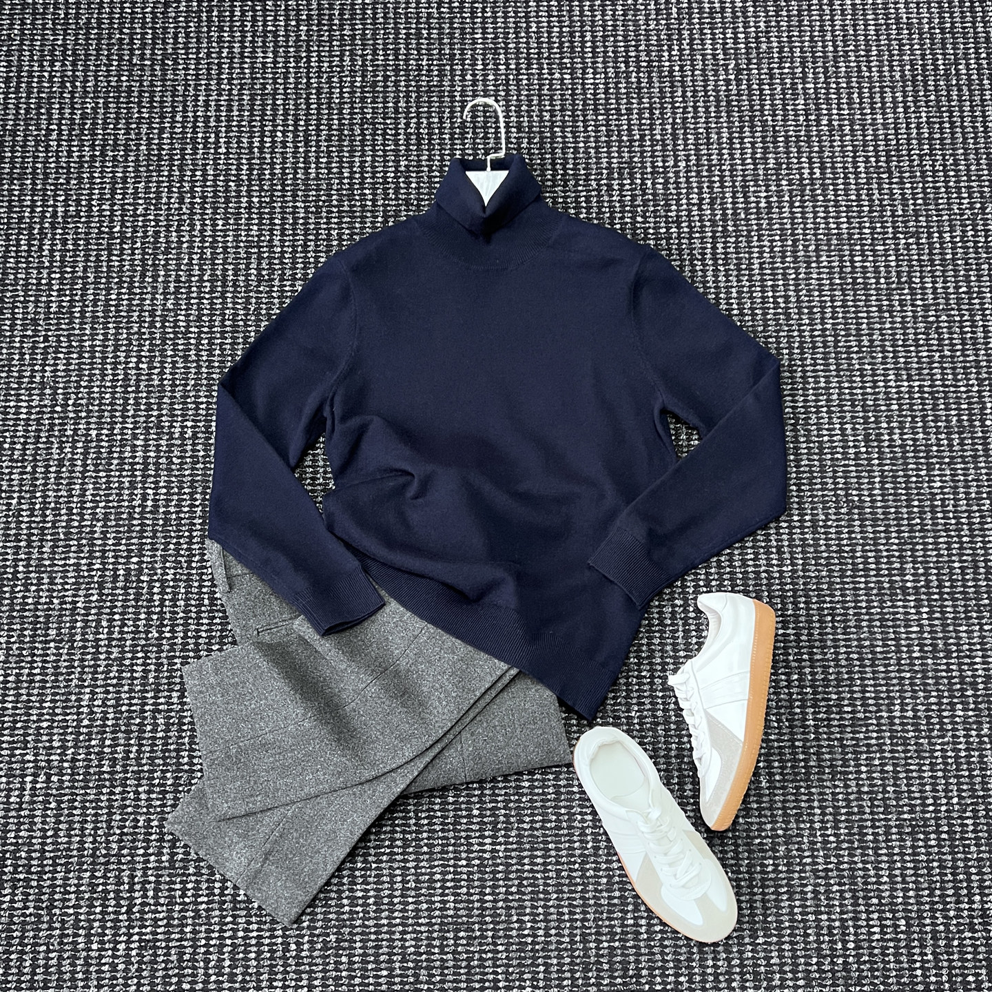 CssuGent 可机洗羊毛混纺高领针织打底衫毛衣男简约保暖半高领衫,淘宝优惠券,粉丝福利购,淘宝优惠卷