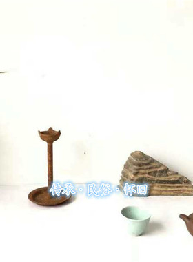 复古装饰摆件老式铁艺油灯老铁灯蜡台烛台酒吧会所装饰摆件铁灯台