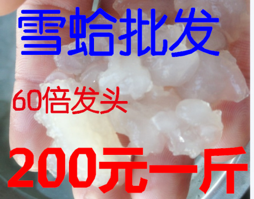 正品养殖雪蛤雪蛤油100g 蛤蟆油蛤喇雪蛤碎酒店村宴干货一斤拍5份 - 图0