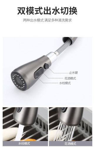 枪灰色纳米圆形水槽单槽小尺寸吧台岛台厨房304不锈钢洗菜盆台下 - 图2