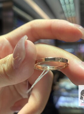 香港六福珠宝代购18k卡家K玫瑰金