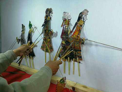 暖场活动吹糖人捏面人北京冰皮月饼DIY 上门皮影戏表演驴皮活动中 - 图1
