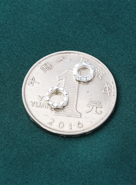 s925纯银不规则锤纹盘缠手绳银圈