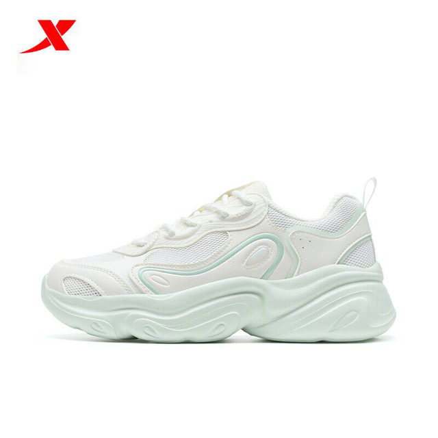 Xtep Egg Roll Shoes ເກີບບາດເຈັບແລະແມ່ຍິງ 2026 Summer Mesh