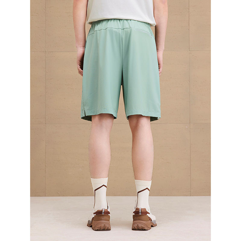 【吸湿速干】GXG男装 反光印花休闲短裤通勤男裤子 2025夏季新品 - 图3