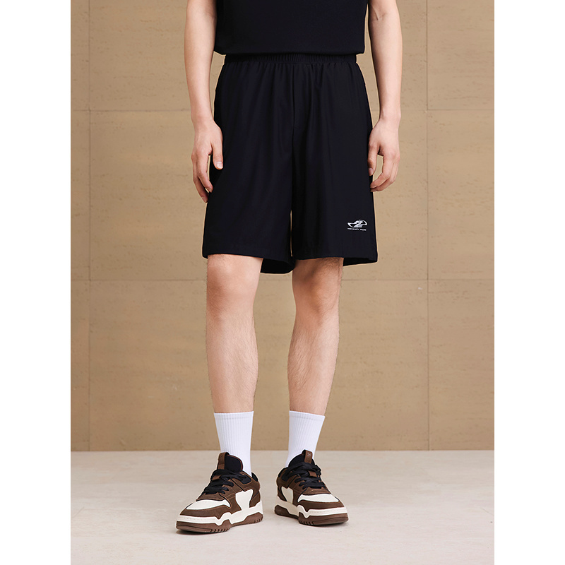 【吸湿速干】GXG男装 反光印花休闲短裤通勤男裤子 2025夏季新品 - 图2