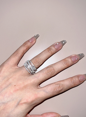 重工戒指JollyMollyS925银百搭