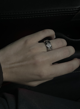 小众戒指JollyMolly925银重工