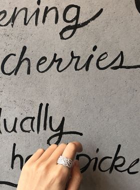 jollymolly小众原创镀白金饰品