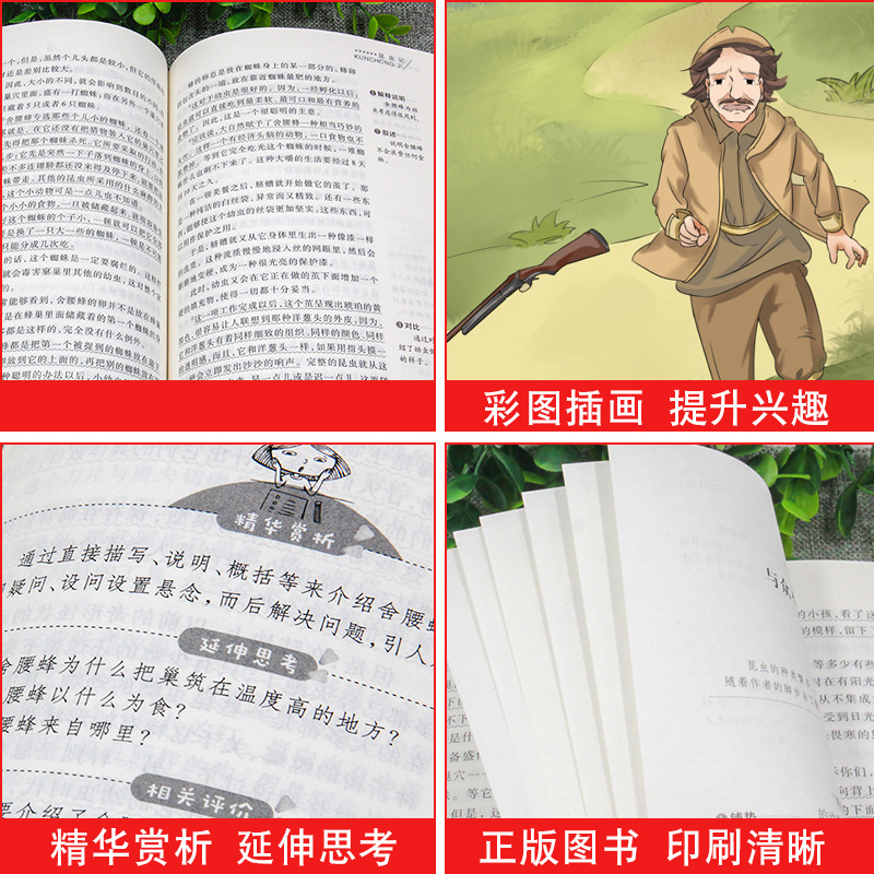 拉封丹寓言无障碍精读版 三四五六年级小学生课外阅读必读经典书目学校 6-12-15岁青少年世界经典文学畅销故事书籍快乐读书吧 - 图1