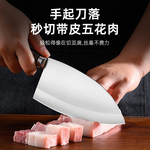 锻打杀鱼刀水产专用刀商用片鱼刀剖鱼开背鱼头刀开鱼腹商用宰鱼刀 - 图2