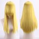 Drifting wig 45-150cm yellow wig embryo