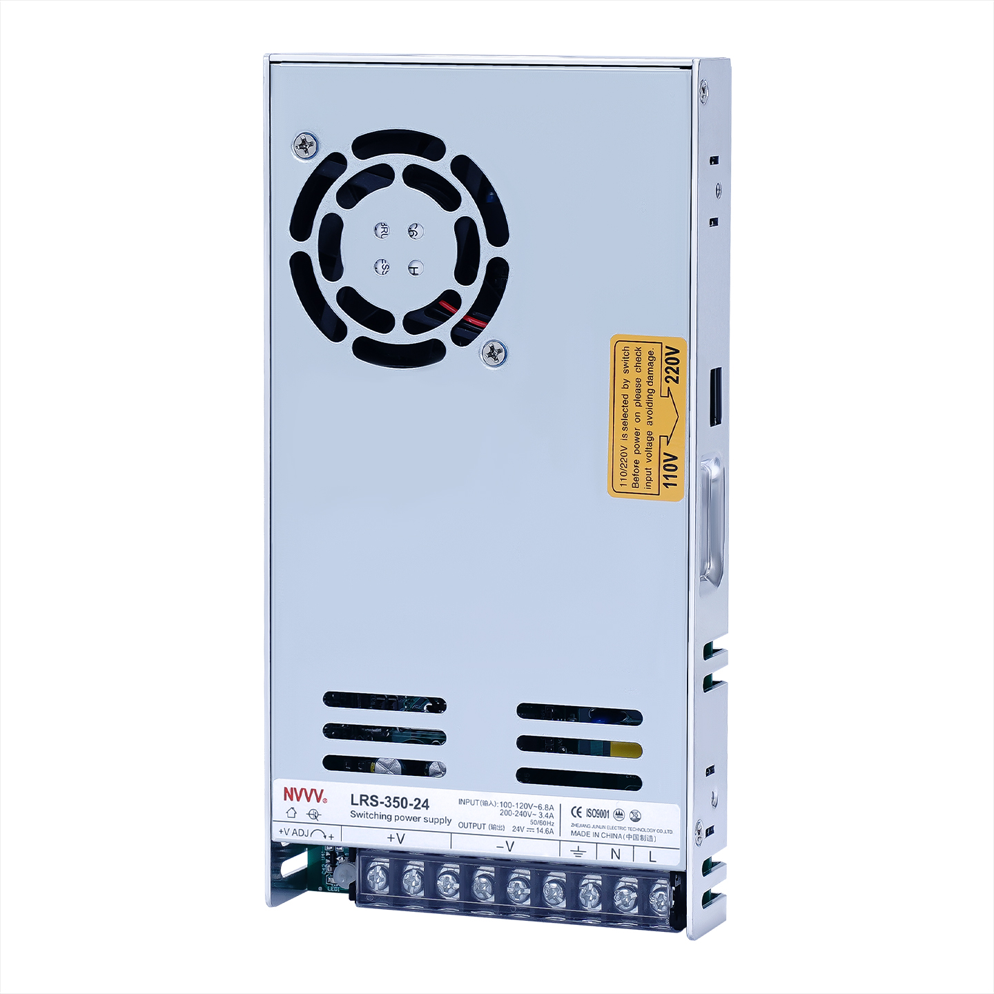 NVVV 开关电源LRS-350W/400W500W-12V24V工控交流AC转直流DC超薄 - 图3