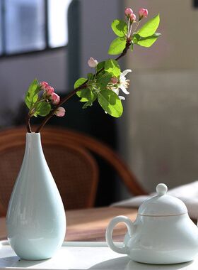 工艺品禅意花瓶陶瓷装饰复古简约