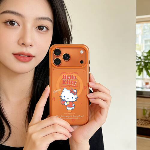 库洛米联名适用苹果17promax手机壳hellokitty磁吸壳可爱女新款外壳超好看iphone17pro壳高级感小众全包防摔 - 图2