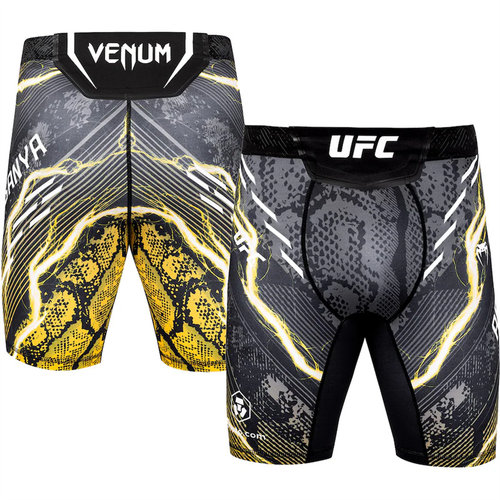 UFC伊斯利 黑龙爱迪萨亚Israel Adesanya选手特制短裤正品MMA短裤 - 图0