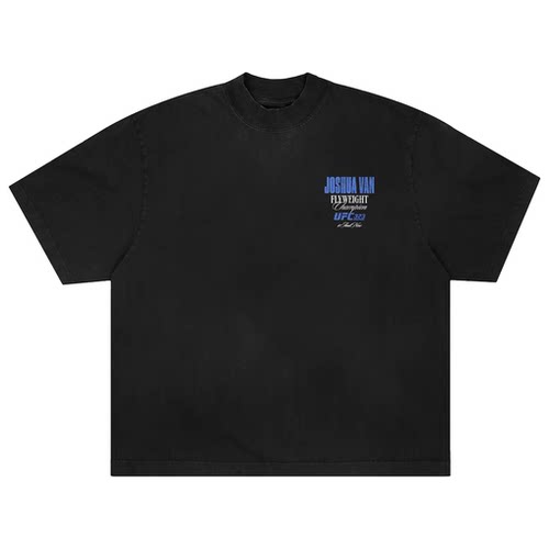 UFC323主赛梅拉布VS彼得严 潘托哈VS约书亚范冠军纪念对战T恤短袖 - 图1