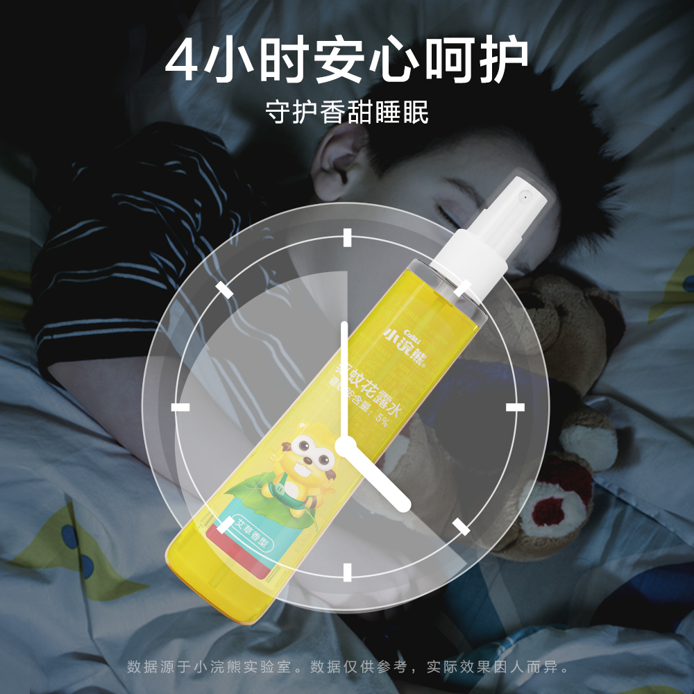 小浣熊花露水驱蚊夏季小瓶喷瓶清凉喷雾