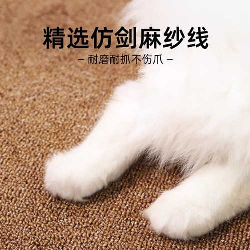 猫抓板猫窝一体地毯垫子防猫爪大号四季通用耐磨不掉屑保护沙发 - 图1