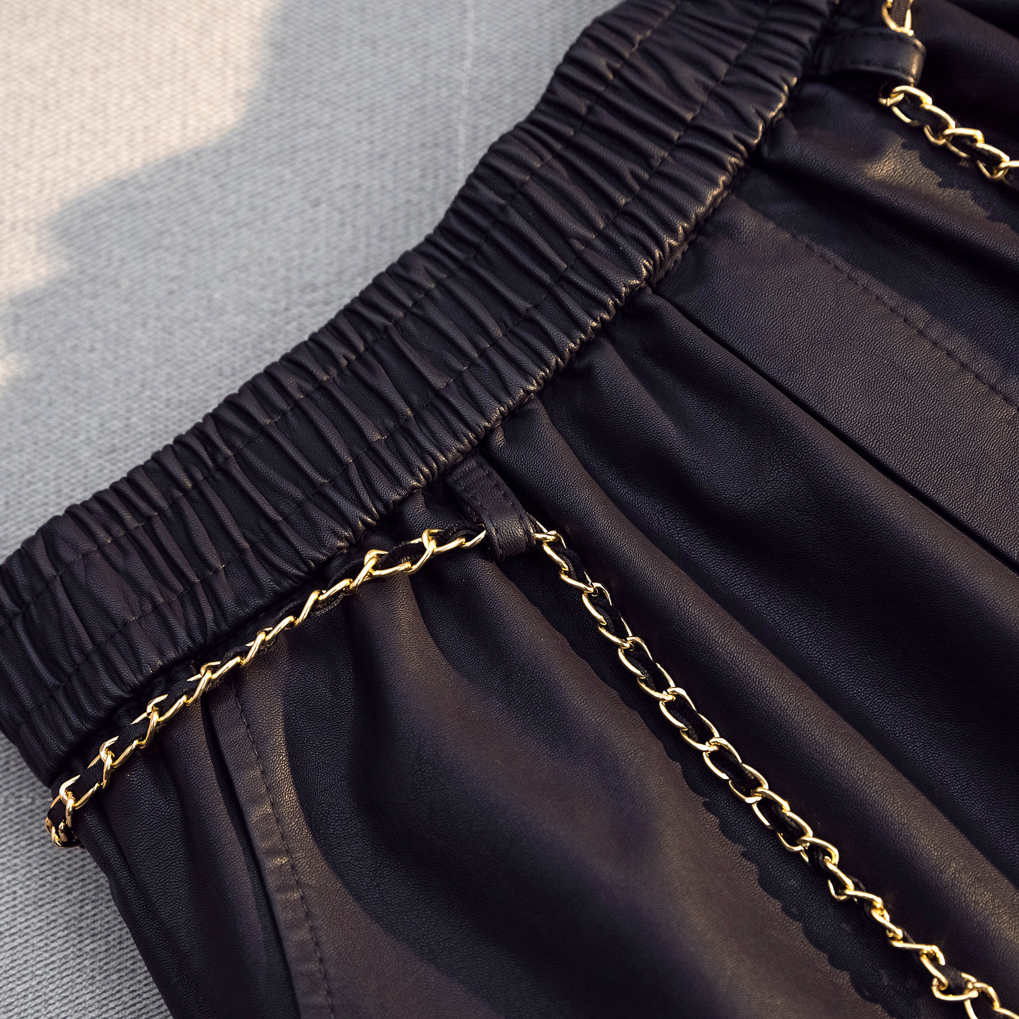 高腰皮短裤女2025秋冬新款韩系宽松显瘦时尚百搭A字裤腿休闲靴裤,淘宝优惠券,粉丝福利购,淘宝优惠卷