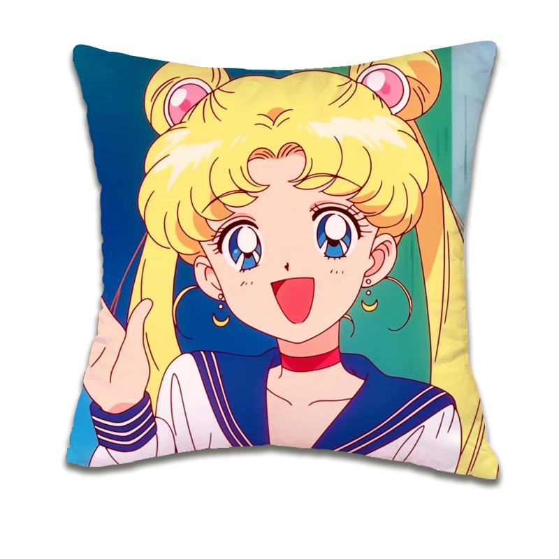水冰月野兔方枕真琴火野丽亚美定制抱枕美少女战士靠垫动漫周边礼 - 图2