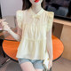 ເສື້ອຍືດແຂນສັ້ນ chiffon ແບບຈີນໃຫມ່ສໍາລັບແມ່ຍິງ 2024